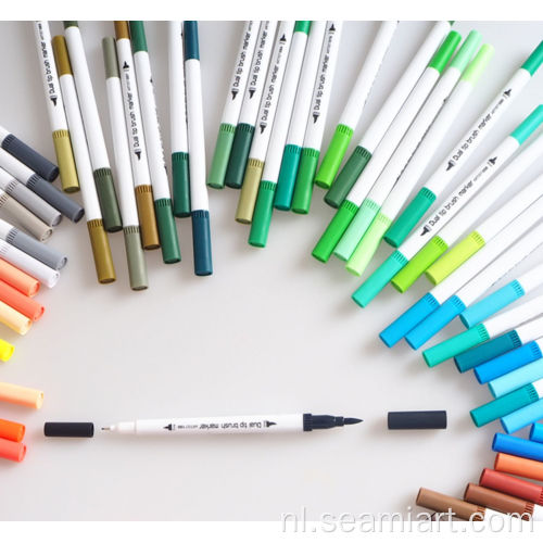 markers tekenen kleurborstel pennen sets